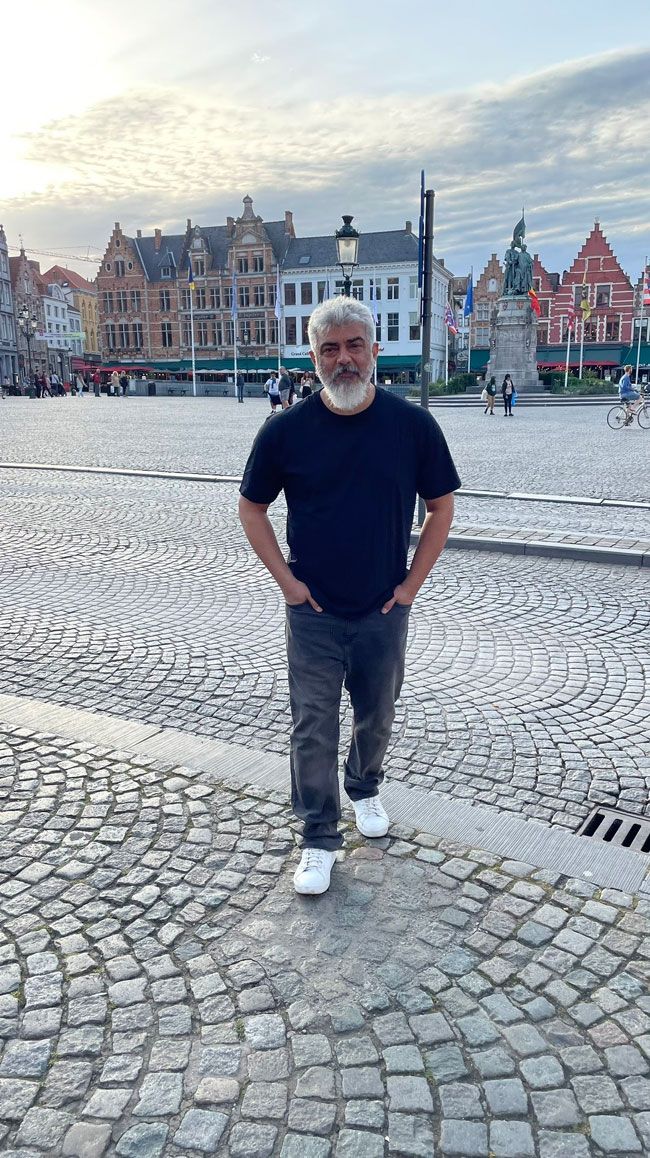 Star Actor Ajith Motorcycle Tour Pics